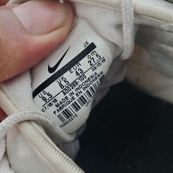 Nike Men Zoom 2K Sail White Running Fitness Sneakers AO0269-001 Size 9.5 Shoes - Picture 9 of 15